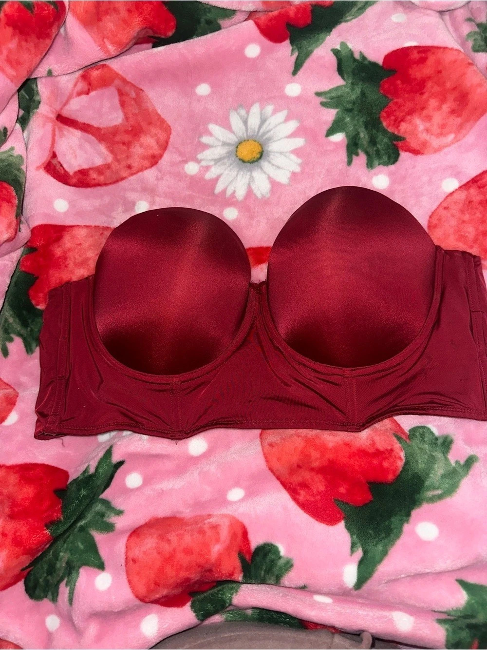 Torrid Red Underwire Bra Like New